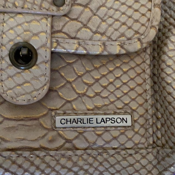 Embossed Snake Leather Wristlet - Picture 2 of 11